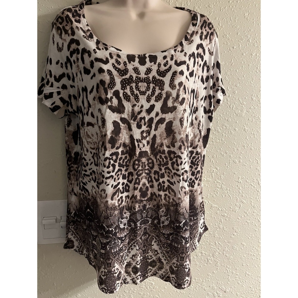 Large Style & Co Studded Top #171*8